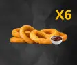 6 Onions rings